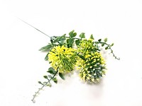 Allium mini - žluté - přízdoba - 45 cm