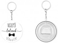 Přívěšek na klíče + otvírák - nejlepší tatínek