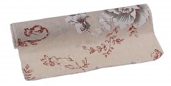 Textilní šerpa s květy ibišku - 28 cm/3 m  