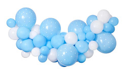 Párty sestava pro balónkovou girlandu - modrá