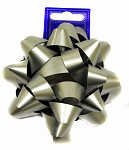 Rozeta papírová lepicí 6 cm - stříbrná Rozeta papírová lepicí 6 cm - stříbrná