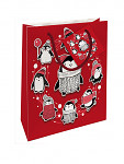 Vánoční dárková taška - WBS - tučňáci