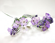 Květiny drobné zápich - fialové