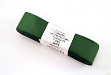 Taftová stuha - 15mm/10 m - tm. zelená