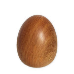 Vajíčko keramika dekor dřevo - 98 mm