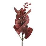 Eukalyptus větev podzimní vínový - 36 cm