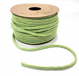 Pletená šňůra 4 mm - sv. zelená - 1m 