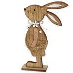 Zajíc dřevo k postavení natural - 31 cm Zajíc dřevo k postavení natural - 31 cm