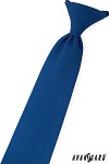 Kravata chlapecká 44 cm - tm.modrá mat 