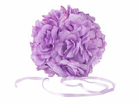 Koule z růží - fialová 17 cm - půjčovna 