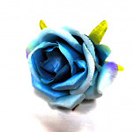 Hlavičky poupat růží 5 cm - tmavě modré