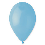 Balonek latexový 30 cm - pastelový sv.modrý - 1ks