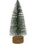 Drátěný umělý stromeček zasněžený - 27 cm  
