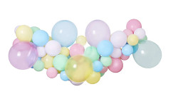 Párty sestava pro balónkovou girlandu - pastelová