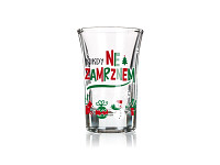 Zimní panák sklo 40 ml - Nikdy nezmrznem