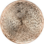 Aranžovací podložka (talíř) PVC měděná - 33 cm