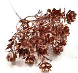 Květiny drobné zápich měděné - 25 cm 