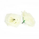 Hlavičky růží 8 cm - bílá