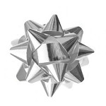 Rozeta lepicí 5 cm stříbrná mix - 1 ks Rozeta lepicí 5 cm stříbrná mix - 1 ks