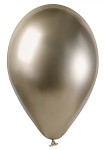Balonek latexový 33 cm - chrom champagne lesklý - 1ks 