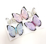 Motýlci 7 a 5 cm - 5 ks - pasteloví