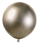 Balonek latexový 48 cm - chrom champagne lesklý - 1ks  