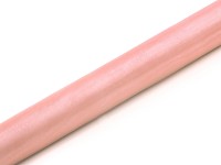 Organza šerpa nelemovaná 36cm/9m - pudrově růžová