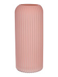 Váza skleněná NORA růžová - 20 cm 