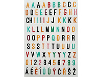 Samolepky BAREVNÁ ABECEDA - A5 Samolepky BAREVNÁ ABECEDA - A5