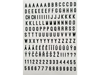Samolepky ČERNÁ ABECEDA - A5 Samolepky ČERNÁ ABECEDA - A5