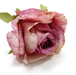 Hlavičky poupat růží DRY EFEKT 7 cm - fialovorůžová