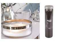 KERZENSAND kreativní svíčka 250g + 2 knoty - grafitová