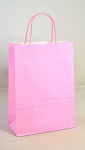 Papírová taška - růžová - 20x25 cm 