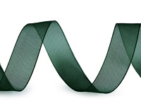 Stuha monofilová 15 mm - smaragdově zelená - 1m 