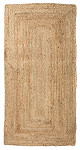 Jutový koberec kulatý 70x140 cm - půjčovna 