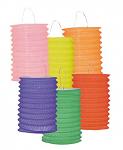 Lampion válec - barevný - více barev