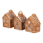 Porcelánový svícen domeček s komínem 9x6,5x20 cm