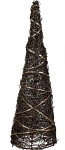 Kužel LED réva - hnědo - zlatý - 60 cm 