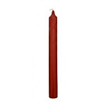 Svíčka rustikální rovná 10 cm - tm.červená