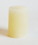 Svíčka rustikální - 68 x 100 mm - krémová 