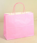 Papírová taška - růžová - 31x25 cm Papírová taška - růžová - 31x25 cm