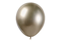 Balonky latexové 13 cm - chrom prosecco - 10 ks  