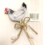 Kohoutek dřevěný s vajíčky - zápich Kohoutek dřevěný s vajíčky - zápich