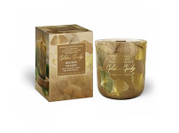 Vonná svíčka s dřevěným knotem 150 g - Golden Ginko - bronze chades