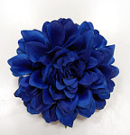 Květ jiřiny 8 cm - tm.modrý