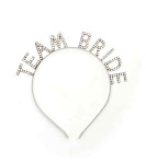 Čelenka na rozlučku se svobodou kamínková - Team Bride