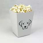 Krabička na popcorn - pejsek  - 1 ks 