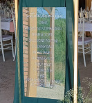 Cedule plexi Harmonogram 25x50 cm - PŮJČOVNA  