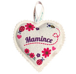 Vonné levandulové srdíčko MAMINCE - 10 cm  
