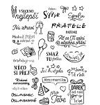 Samolepky do fotoknihy A5 - narozeniny Samolepky do fotoknihy A5 - narozeniny